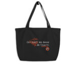 "Ce sac me donne de l’esprit." Shopping bag éco-friendly