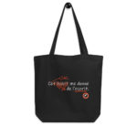 "Ce sac me donne de l’esprit." Tote bag éco-friendly – Image 2