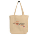 "Ce sac me donne de l’esprit." Tote bag éco-friendly