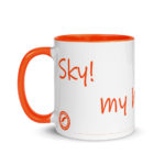 "Sky! my husband!…" Mug coloré – Image 2