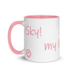 "Sky! my husband!…" Mug coloré – Image 3