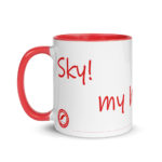 "Sky! my husband!…" Mug coloré – Image 4