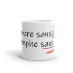 "À vaincre sans péril, on triomphe sans gloire." Mug – Image 3