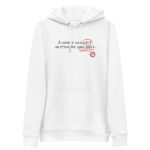 "À vaincre sans péril, on triomphe sans gloire." Sweat à capuche éco-friendly – Image 4