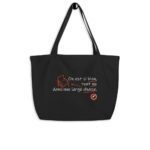"On est si bien, tout nu dans une large chaise." Shopping bag éco-friendly – Image 2