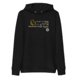 "On est si bien, tout nu dans une large chaise." Sweat à capuche éco-friendly – Image 3