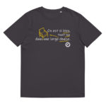 "On est si bien, tout nu dans une large chaise." Tee-shirt éco-friendly – Image 2