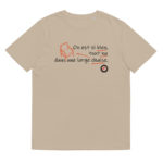 "On est si bien, tout nu dans une large chaise." Tee-shirt éco-friendly – Image 11