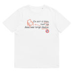 "On est si bien, tout nu dans une large chaise." Tee-shirt éco-friendly – Image 6