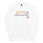 "On est si bien, tout nu dans une large chaise." Manches longues – Image 3