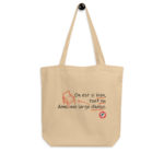 "On est si bien, tout nu dans une large chaise." Tote bag éco-friendly – Image 2