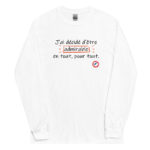 "J’ai décidé d’être admirable en tout, pour tout" Manches longues – Image 3