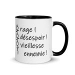 "Ô rage ! Ô désespoir ! Ô vieillesse ennemie !" Mug coloré – Image 7