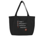 "Ô rage ! Ô désespoir ! Ô vieillesse ennemie !" Shopping bag éco-friendly