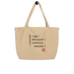 "Ô rage ! Ô désespoir ! Ô vieillesse ennemie !" Shopping bag éco-friendly – Image 2