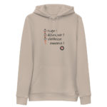 "Ô rage ! Ô désespoir ! Ô vieillesse ennemie !" Sweat à capuche éco-friendly – Image 3
