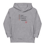 "Ô rage ! Ô désespoir ! Ô vieillesse ennemie !" Sweat à capuche éco-friendly enfant – Image 2