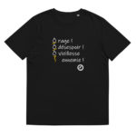 "Ô rage ! Ô désespoir ! Ô vieillesse ennemie !" Tee-shirt éco-friendly – Image 5