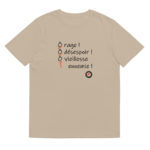 "Ô rage ! Ô désespoir ! Ô vieillesse ennemie !" Tee-shirt éco-friendly – Image 10
