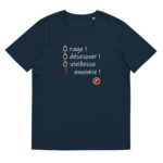 "Ô rage ! Ô désespoir ! Ô vieillesse ennemie !" Tee-shirt éco-friendly – Image 8