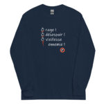 "Ô rage ! Ô désespoir ! Ô vieillesse ennemie !" Manches longues – Image 4
