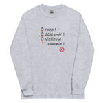 "Ô rage ! Ô désespoir ! Ô vieillesse ennemie !" Manches longues – Image 3