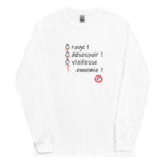 "Ô rage ! Ô désespoir ! Ô vieillesse ennemie !" Manches longues – Image 2