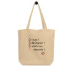 "Ô rage ! Ô désespoir ! Ô vieillesse ennemie !" Tote bag éco-friendly