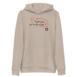 "Rodrigue, as-tu du cœur ?" Sweat à capuche éco-friendly – Image 2