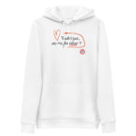 "Rodrigue, as-tu du cœur ?" Sweat à capuche éco-friendly – Image 4