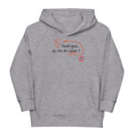 "Rodrigue, as-tu du cœur ?" Sweat à capuche éco-friendly enfant – Image 2