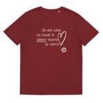 "Je me sens un cœur à aimer toute la terre" Tee-shirt éco-friendly – Image 7