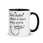 "Que diable allait-il faire dans cette galère ?" Mug coloré – Image 7