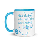 "Que diable allait-il faire dans cette galère ?" Mug coloré – Image 3