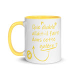"Que diable allait-il faire dans cette galère ?" Mug coloré – Image 6