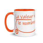 "La valeur n’attend point le nombre des années." Mug coloré – Image 2