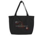 "Hé ! C’est des mots, tout ça !" Shopping bag éco-friendly – Image 2