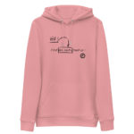 "Hé ! C’est des mots, tout ça !" Sweat à capuche éco-friendly – Image 5