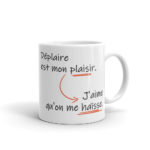 "Déplaire est mon plaisir. J’aime qu’on me haïsse." Mug – Image 2
