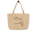 "Déplaire est mon plaisir. J’aime qu’on me haïsse." Shopping bag éco-friendly – Image 2