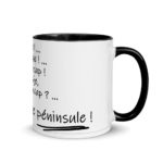 "C’est un roc ! … c’est un pic ! … c’est un cap ! Que dis-je, c’est un cap ? … C’est une péninsule !" Mug coloré – Image 8