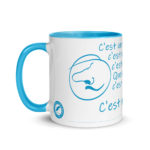 "C’est un roc ! … c’est un pic ! … c’est un cap ! Que dis-je, c’est un cap ? … C’est une péninsule !" Mug coloré – Image 4