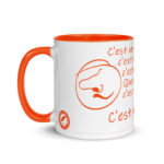 "C’est un roc ! … c’est un pic ! … c’est un cap ! Que dis-je, c’est un cap ? … C’est une péninsule !" Mug coloré – Image 5