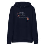 "C’est un roc ! … c’est un pic ! … c’est un cap ! Que dis-je, c’est un cap ? … C’est une péninsule !" Sweat à capuche éco-friendly – Image 2