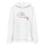 "C’est un roc ! … c’est un pic ! … c’est un cap ! Que dis-je, c’est un cap ? … C’est une péninsule !" Sweat à capuche éco-friendly – Image 3