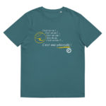 "C’est un roc ! … c’est un pic ! … c’est un cap ! Que dis-je, c’est un cap ? … C’est une péninsule !" Tee-shirt éco-friendly – Image 10