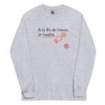 "À la fin de l’envoi, je touche." Manches longues – Image 3