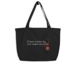 "Il faut se faire fou, c’est encore le plus sage." Shopping bag éco-friendly
