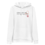 "Il faut se faire fou, c’est encore le plus sage." Sweat à capuche éco-friendly – Image 3