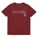 "Il faut se faire fou, c’est encore le plus sage." Tee-shirt éco-friendly – Image 10